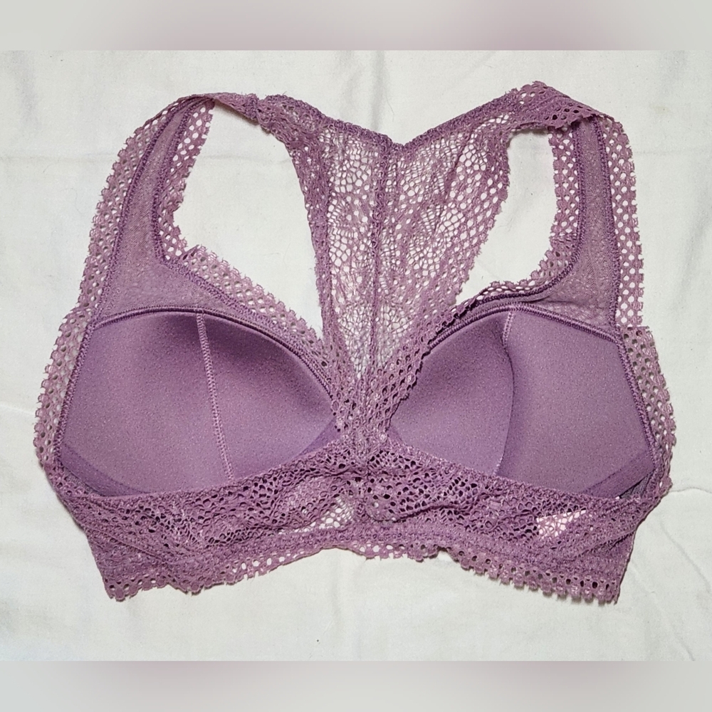 Victoria's Secret Lace Soft Cup Bralette Dusty Purple Size XS - Picture 2 of 5